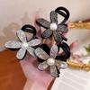Eleganti Fermagli per Capelli a Fiore con Perle Grandi per Donne Coreani Brillanti Cristallo Nero Artigli di Squalo Fermaglio per Capelli Accessori per Capelli per Ragazze