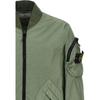 STONE ISLAND Solid Color Baseball Collar Long Sleeve Zipper Pilot Jacket Men Jackets Green K1S1541000-04S0A21-V0055