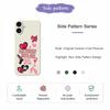 For iPhone 17 Case Pink Elements Pattern Printing Straight Edge TPU Phone Back Cover