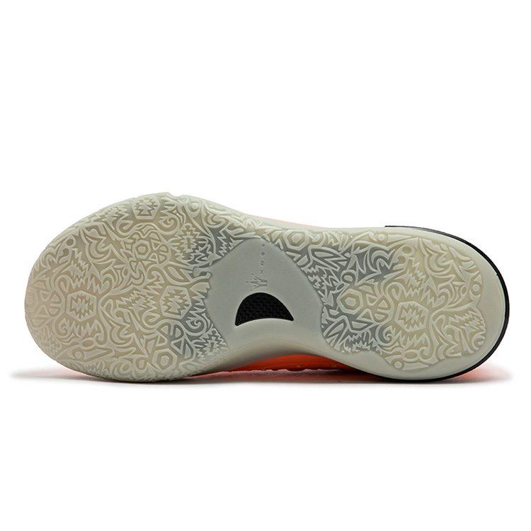 361 Scarpe da Basket Basse Antiscivolo Resistenti all'Abrasione da Uomo Arancione Laser Fluorescente 672511103-7