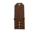 Cash Wrap 3-Buckle Leather Wallet with Magnetic Closure for Quick Access
