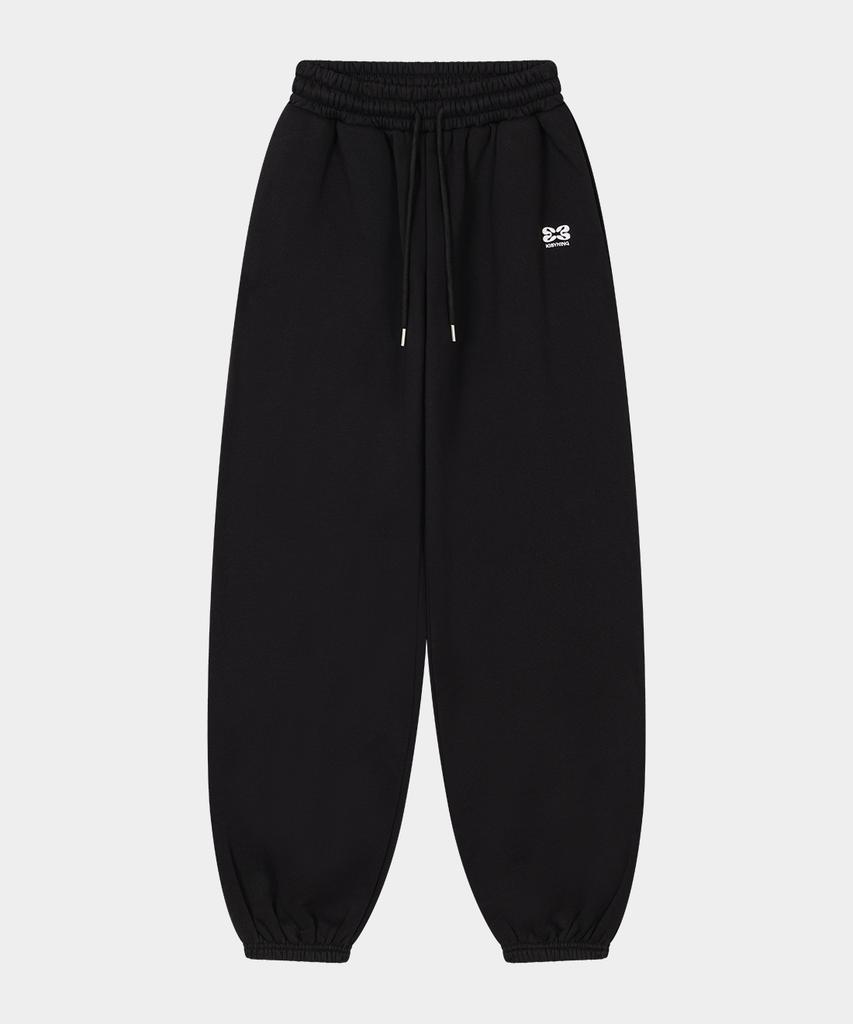 KISYNING Downtown Over Jogger Pants (Black)