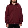 Polo Ralph Lauren Solid Color Hooded Zip-Up Long Sleeve Sweatshirt Men Sweatshirt Red 710881517-032