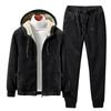 Tracksuits Men Sporting Sets Winter Warm Thick Two -Pieces Set Parka Men Plus Size Jackt Pants