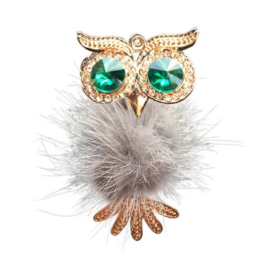 Perfume Clip Cartoon Metal Shape Good Smell Owl Mini Vehicle Air Outlet