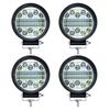 2/4/6 Pcs Inch Waterproof LED Work Light Spot Fog Lamp 12V 24V Offroad Light Bar Universal for 4x4 SUV ATV Tractor Boat Vehicle