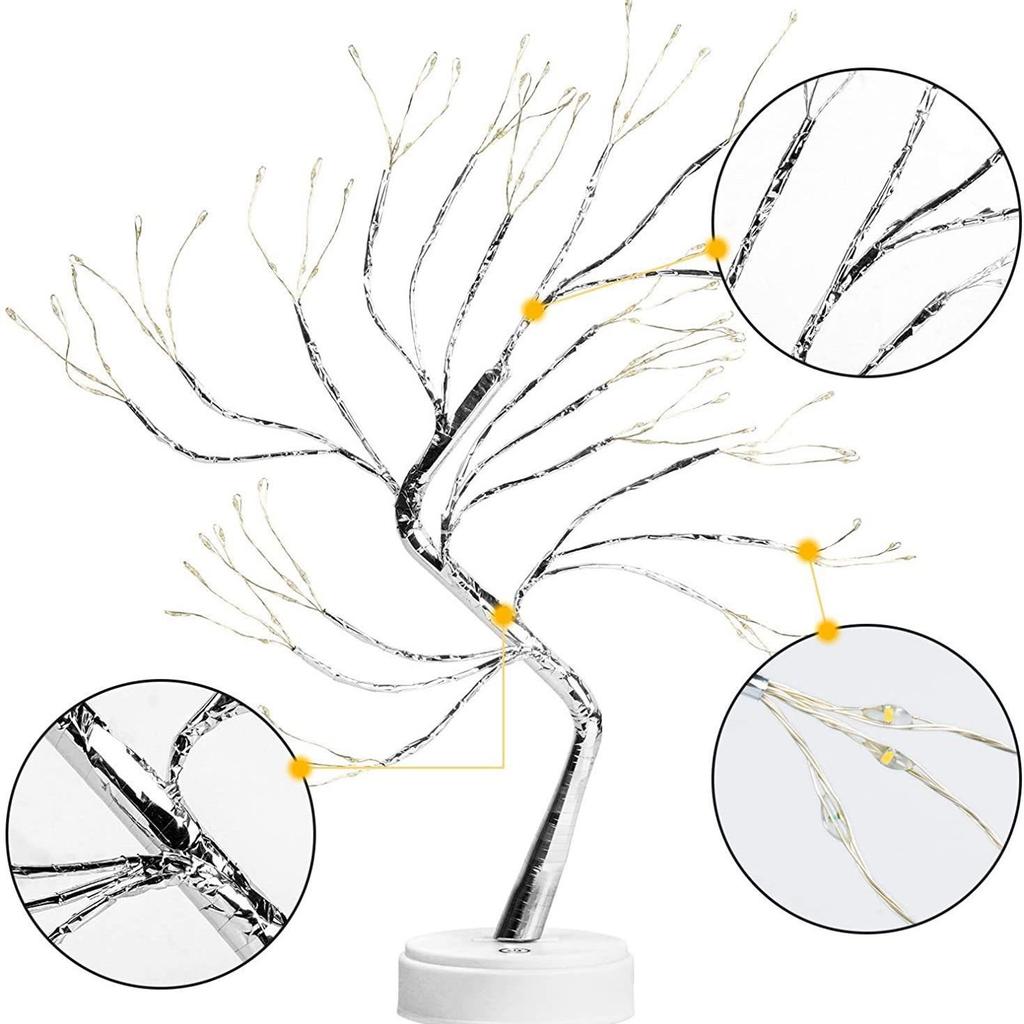 Cross-Border Hot Selling LED Tree Lights: Indoor Christmas Decorative and Birthday Gift Night Light Strip