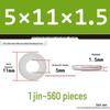 Extra Thick Galvanized Iron Flat Washer, Round, M3-M62