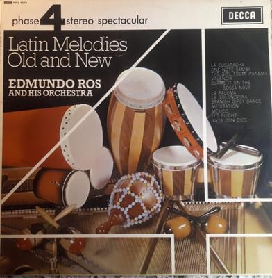 LP Record EDMUNDO ROS & HIS ORCHESTRA - Latin Melodies Old And New PFS4079 Decca 1965 UK Jazz Used