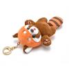 2024 12Cm Lesser Panda Plush Toy Keychain Holiday Gift Plush Animal Backpack Pendant Zoo Souvenir Cute Dolls Mori Animals