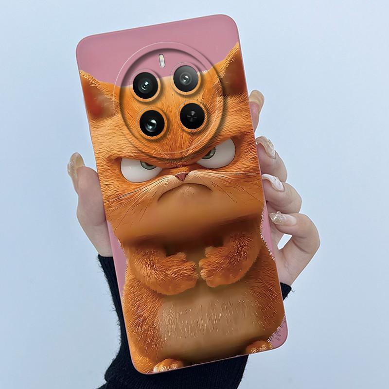 Case For Realme 12 Pro Plus 12 Plus 12X 5G Phone Case Cartoon Pretty Flower Liquid Silicone Soft TPU Protective Cover Shell Capa