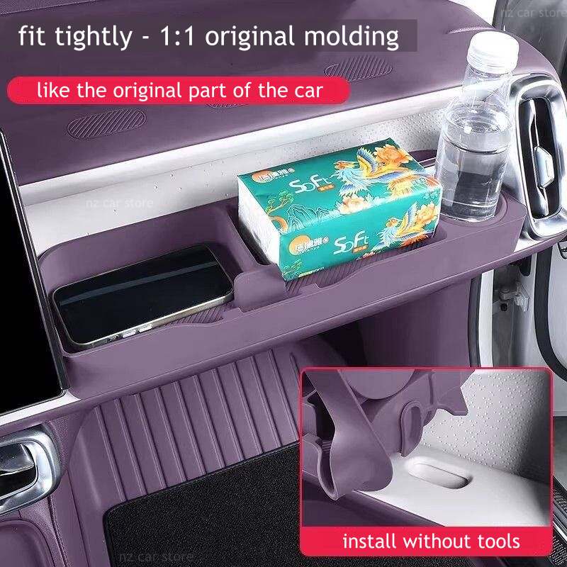 Storage Box For Leapmotor B10 Lafa 5 LAFA5 2026 2025 Cup Holder Phone Holder Glove Box Modification Accessories