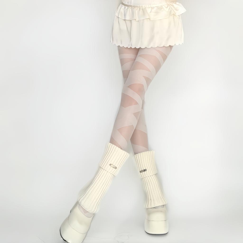 Neue Sexy Dünne Damen Strumpfhosen Mode Goth Rocker Kreuz Bandage Riemen Hosen Strumpfhosen Strümpfe Großhandel Drop Ship