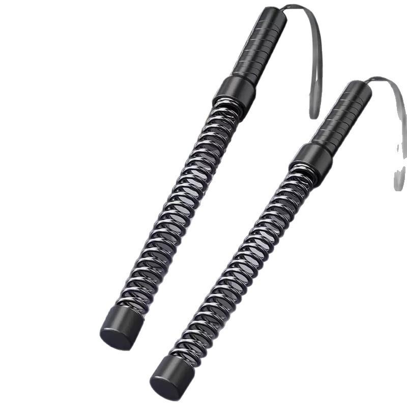 Ergonomische Edelstahl Krafttrainingsstange - Federarm-Expander Bizeps Trizeps Muskelkräftiger