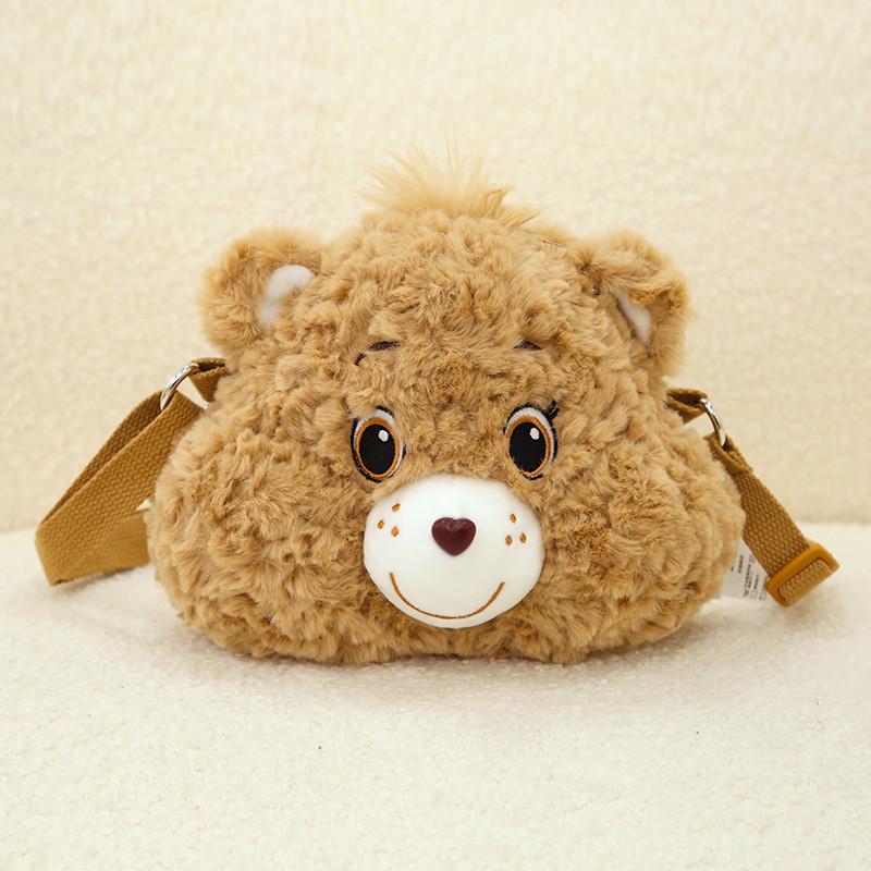 

Backpack Crossbody Carebears Bag Plush Toys Cartoon Storage Bags Kids Gifts Crossbody Bag