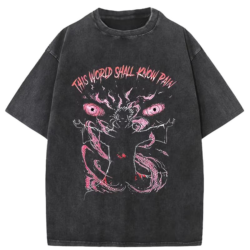

Anime Black Clover Yami Sukehiro Graphic Tshirts Vintage Washed Men Women Fashion Hip Hop T Shirts Casual Short Sleeve Tshirt L