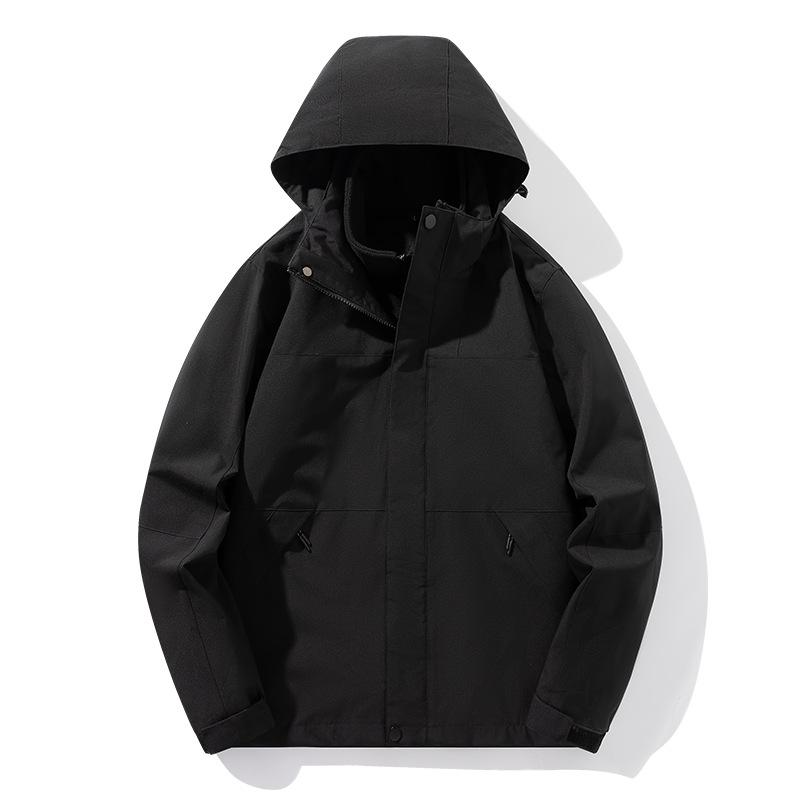 New Style Autumn and Winter Jacket for Women, Three-in-one Detachable Couple Hiking and Mountaineering Jacket for Men