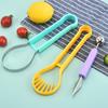 1pcs 3 In 1 Fruit Ball Digger Flesh Picker Open Watermelon Ball Digger Spoon Fruit Flesh Picker Tool Carving Knife Fruit Remover