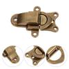 2Pcs Retro Metal Box Toggle Latch Style Duckbilled Hasp Lock for Wooden Case Toolbox Jewelry Box Steamer Trunk