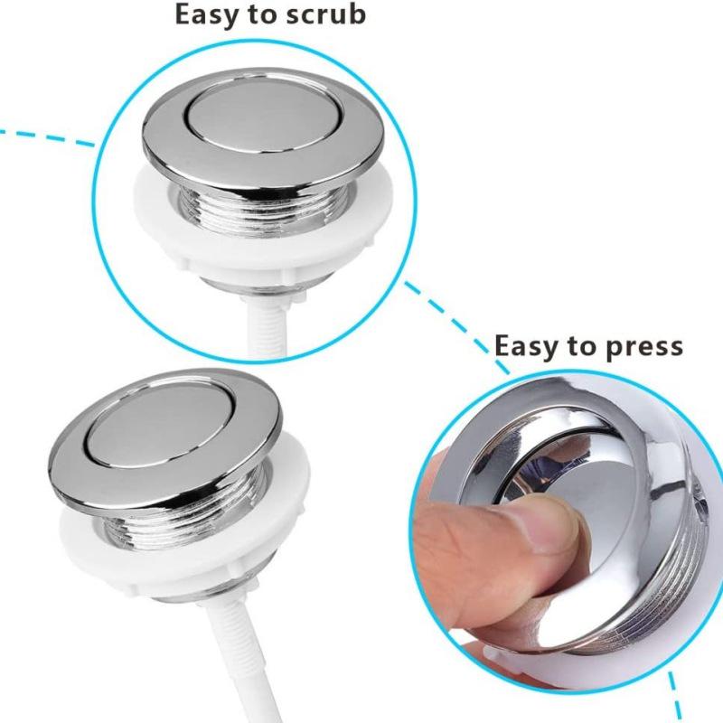 Old Style Round Flush Button for Toilet Tank Lid