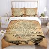 3pcs Bedding Set Love Commitment Includes 1 Comforter + 2 Pillowcases, Without Pillow Inserts, Soft Comfortable, Lightweight Breathable, Pri