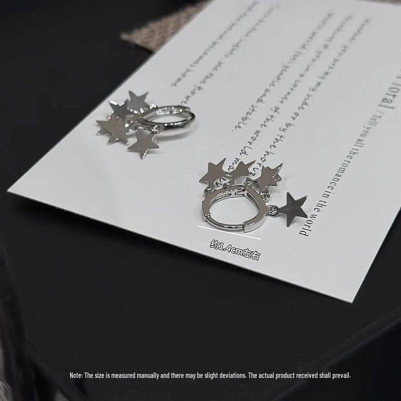 S925 Silver Star Ear Cuff: 2025 Trendy High-End Design for Women