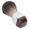 Brocha de Afeitar Profesional para Hombre Brocha de Afeitar Portátil de Viaje con Mango de Acero Inoxidable