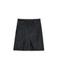 Sunburn Project Rivet Pocket Midi Skirt, Black