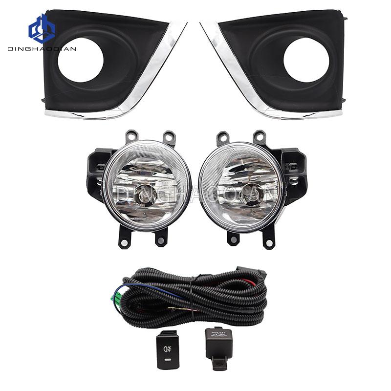 1 set Fog Lights Headlight For Toyota Corolla Altis 2014 2015 2016  Fog Lamp Cover Grill Bezel Front Bumper Fog Light