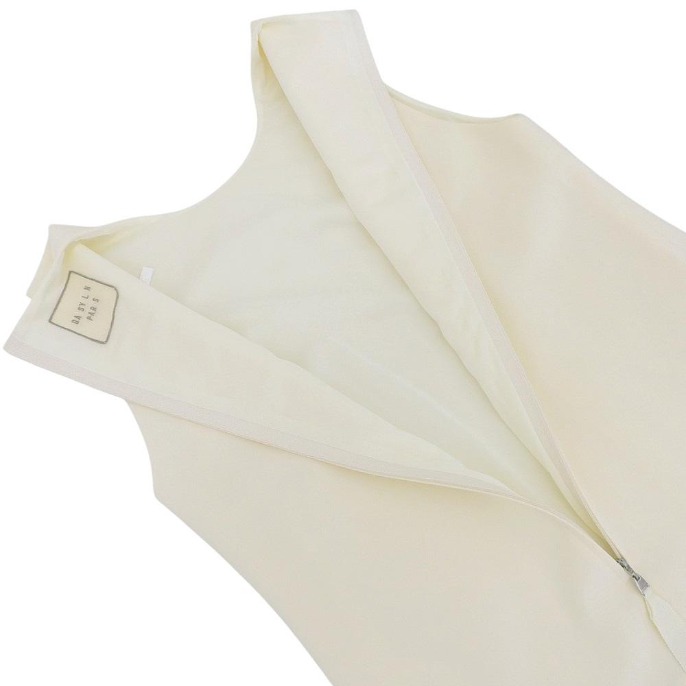 DAISY LIN Beautiful D'orsay dress for women, Ivory, size 38, 32365 dress 38 IvoryUsed
