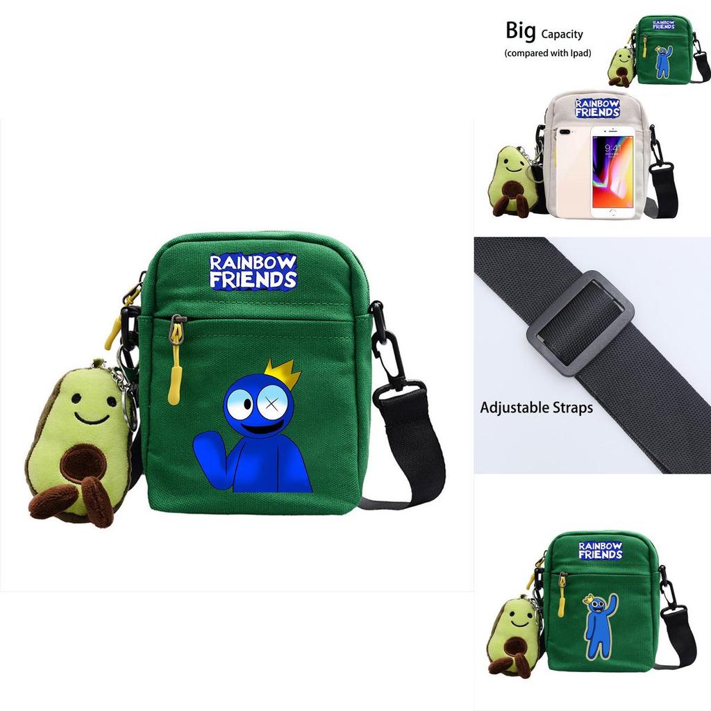 Cute Roblox Rainbow Friends Shoulder Bag For Kids Lightweight And Durable