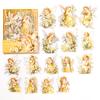 30pcs/pack PET Elf Stickers Aesthetics Stationery DIY Scrapbooking Materials Collage Junk Journal Decor Stickers