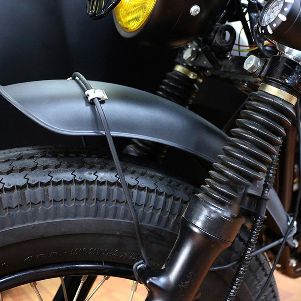 Metal Construction Motorcycle Front Fender 15-17 Inch Wheel Fit Retro Mudguard Street Bikes