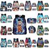Dragon Ball Z Backpack Cartoon Oxford Fabric School Bag With Breathable Straps For Middle School Students