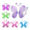 Scintillante Carina Sognante Fata Principessa Angelo Bacchetta Farfalle Ala Cerchietto Festa di Compleanno Halloween Cosplay Costume Accessorio