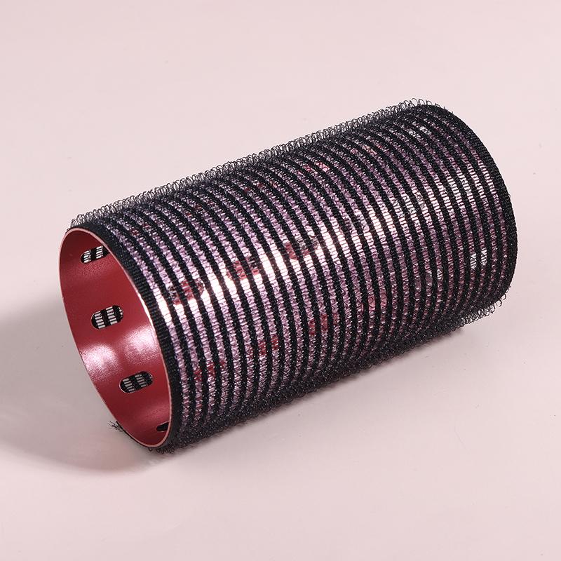 Color Aluminum Core Self-adhesive Hair Roll 5*9cm Pure Nylon Hook And Loop Roller Self Grip Styling Hot Thermal Volume Curler