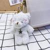 Mini Cute Plush Bear Keychain Pendant Lovely Plush Stuffed Animals Keyring Charm for Purse Bag Backpack Handbag