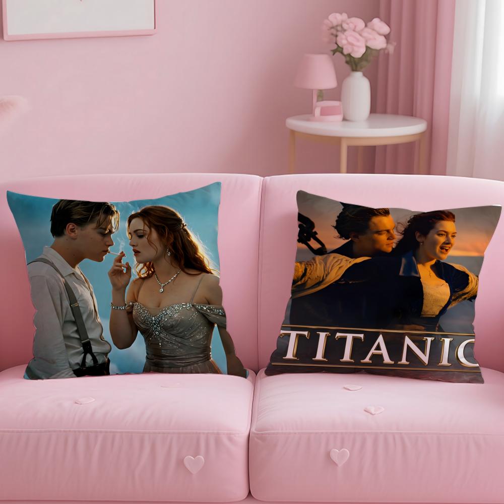 T-Titanics Classic Cushion Cover Comfortable Reversible Pillow Cover Ideal For Car Sofa Bedroom & Beyond