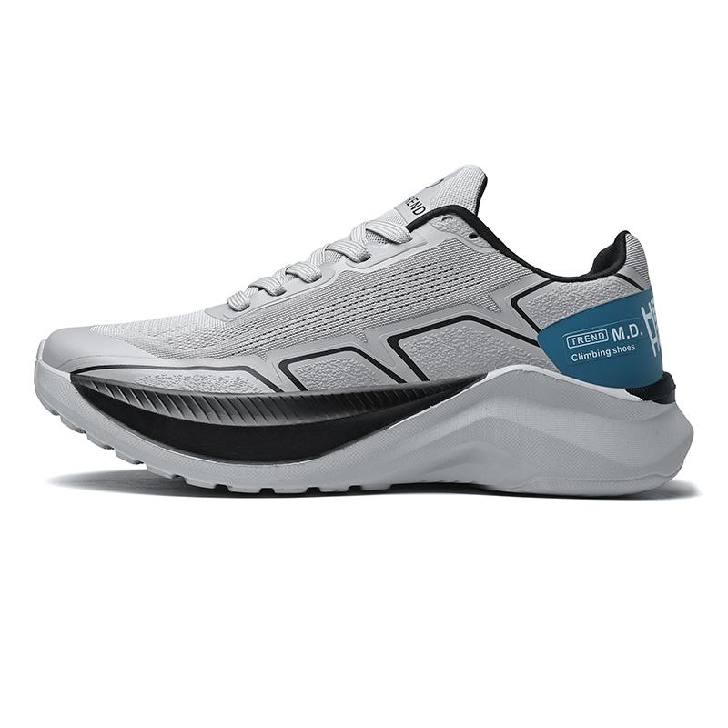 Men's casual fashion four seasons breathable outdoor sneakers light soft-sole speed running shoes students racing sports shoes