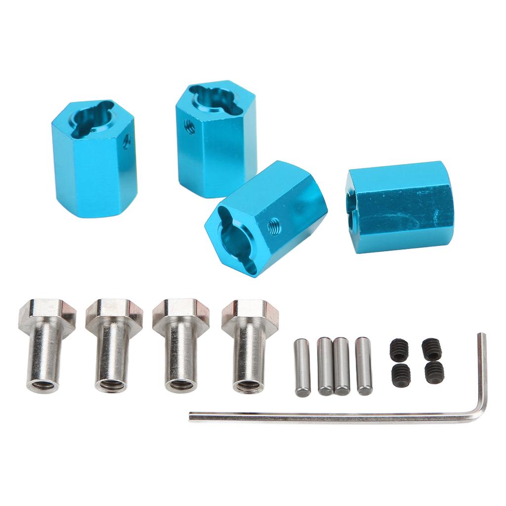 4Set 12mm Wheel Hex Hub 16mm Height with Pins Aluminum   for 1Celsius10 1Celsius12 Remote Control Vehicle