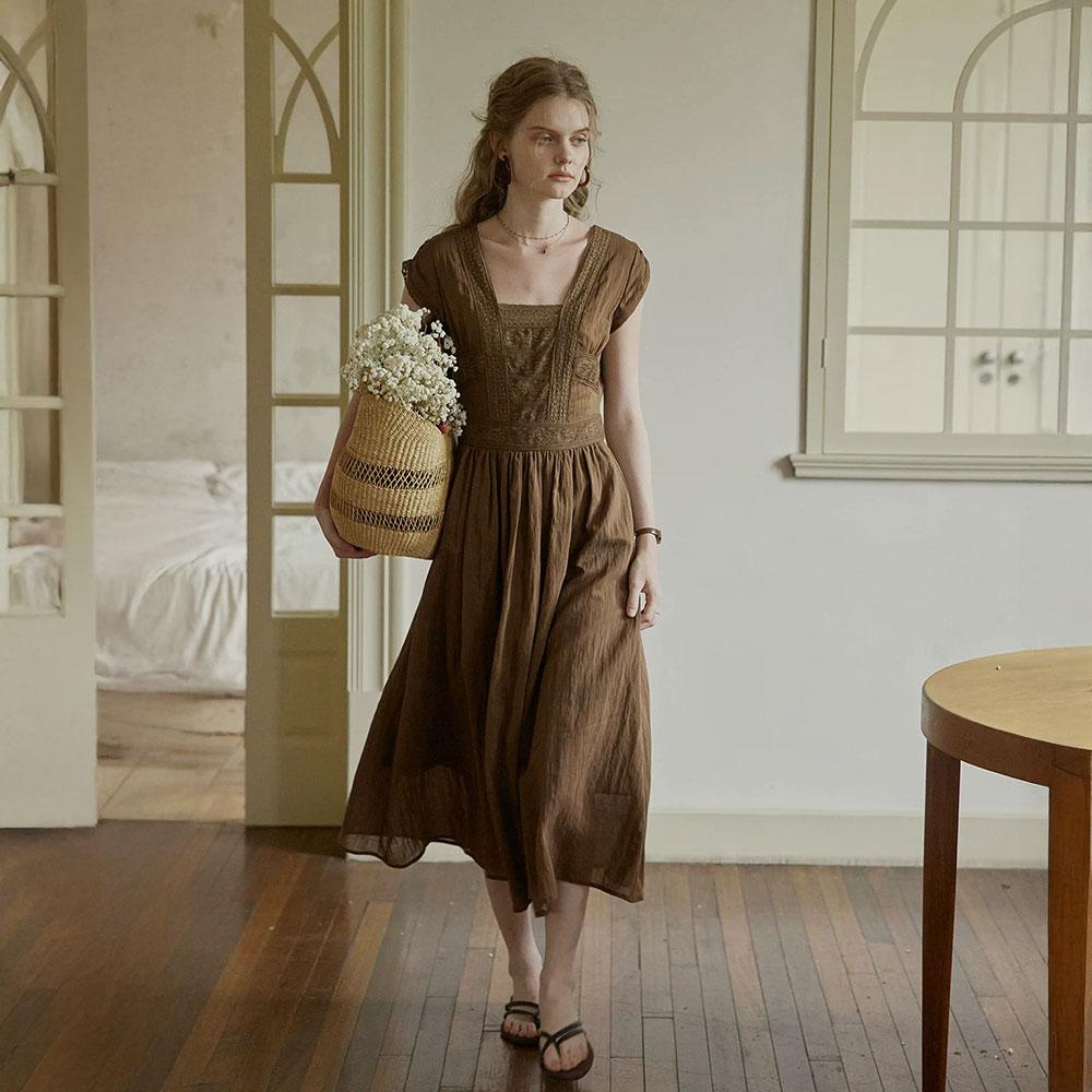 Peulaudeumali Pm_Vintage Lace Panel Dress