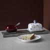 Imported Royal Copenhagen Blue Fluted Plain Butter Dish 1026442 [Regular Product]