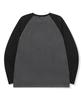 CPGN STUDIO Cherry Pork Raglan Pigment Long Sleeve Smoke Black
