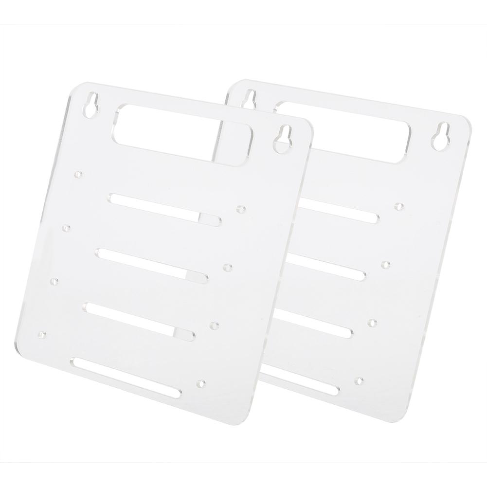 Clear Acrylic 4 Layer Hard Disk Drive Rack Desktop Computer 3.5 inch HDD Cage Tray