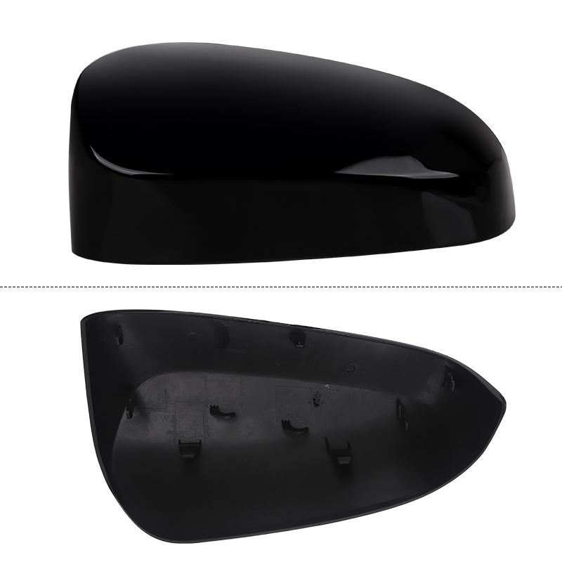 Side Wing Mirror Cover W/O Turn Signal Light For Toyota Corolla 2014-2017 US Model Glossy Black/White Rearview Mirror Housing