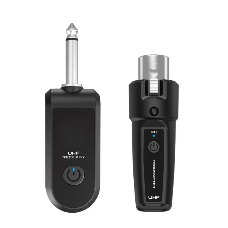 Professional UHF Wireless Microphone Converters Transmitter Receiver Wireless Mic System For Enhances Performances