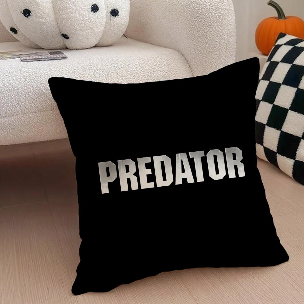 Cool PPredator Cushion Cover Throw Pillow Cover Hidden Button Durable Polyester Chair Cushion