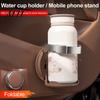 Car Cup Holder Universal Foldable for Door Panel, Adjustable Automotive Drink Organizer with Auto Interior Accessory Multifunctional Storage,