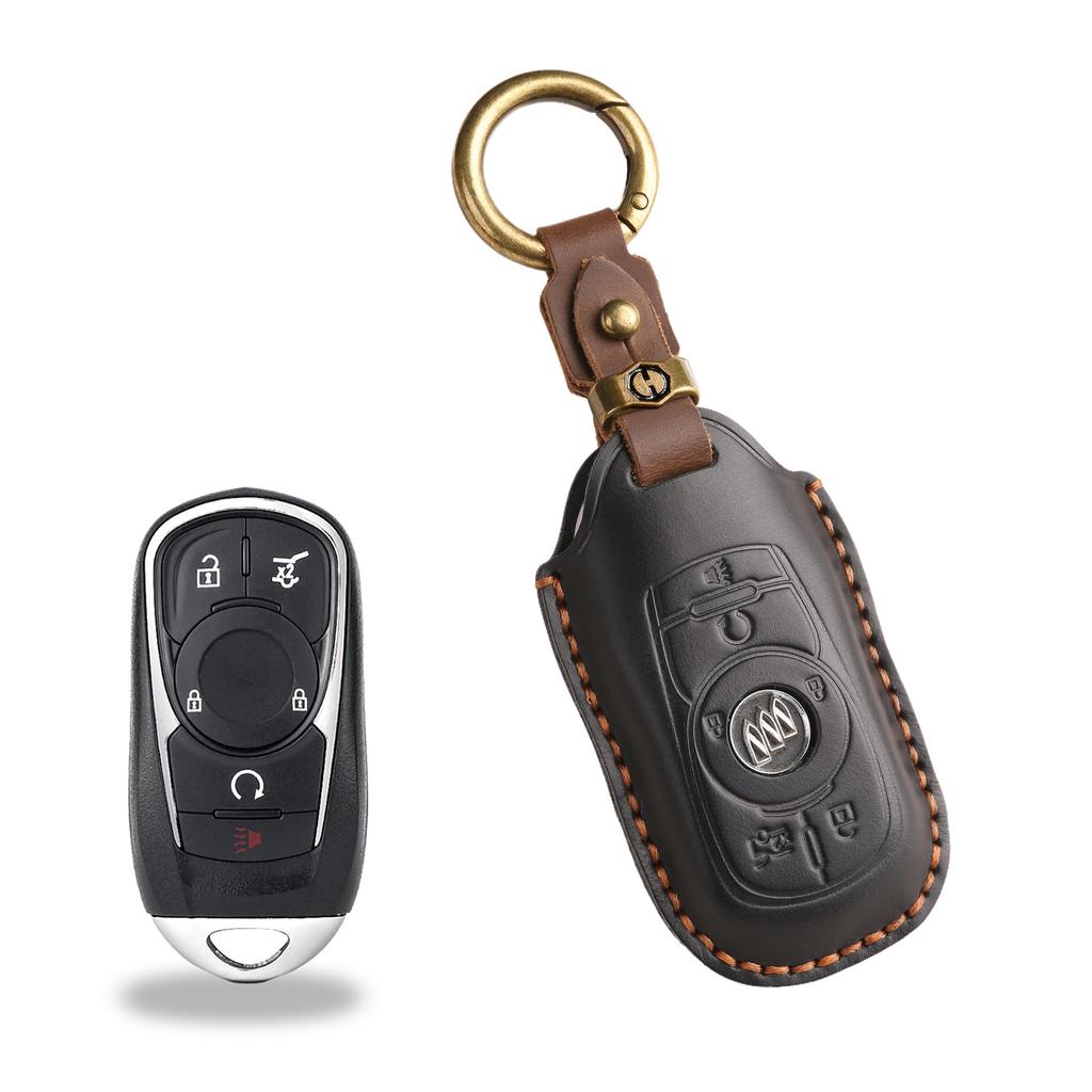 The New Retro Key Cover Is Suitable for Buick Envision Key Bag, Valeant Regal Car Leather Case Buckle.