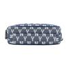 New MLB Monogram Collection Polyurethane Polyester Camera Bag, Shoulder Bag, Crossbody Bag Trumpets Unisex Marine Blue 32BGDM011-50N